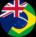 Brazil and New Zealand flags
